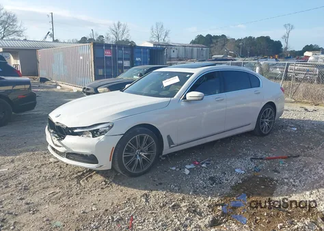 2019 BMW 740I из США, поврежденный, VIN WBA7E2C55KB216501